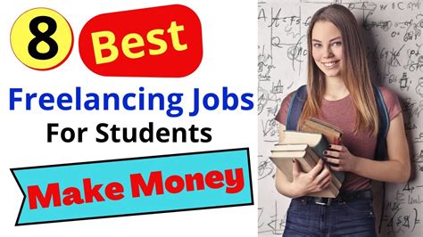 8 Best Freelancing Job For Students To Earn Money Profitable Youtube