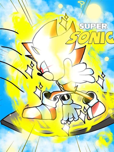 A Toeish Styled Super Sonic I Made Rsonicthehedgehog