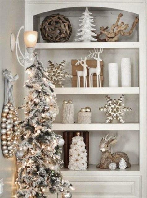 Silver and white christmas decorations. Gold Silver And White Christmas Decor - Little Piece Of Me