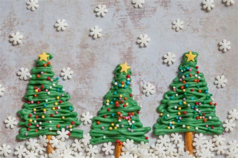 Chocolate Pretzel Christmas Tree Treats Kitchen Fun With My 3 Sons