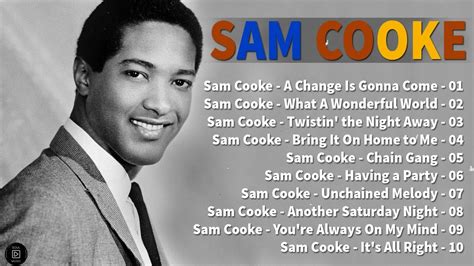 Sam Cooke Greatest Hits Full Album The Best Songs Of Sam Cooke Youtube