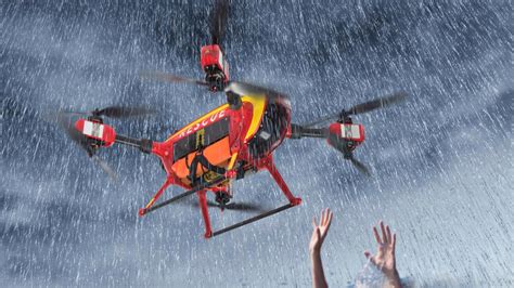 General Drones Auxdron Lifeguard Uav Rescues Swimmers In Spain