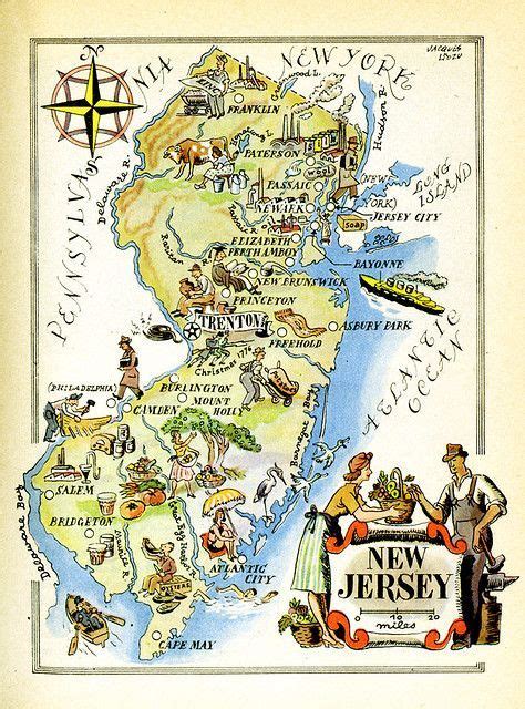 New Jersey Tourist Attractions Map Best Tourist Places In The World