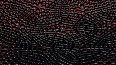 Wallpaper Black Digital Art Abstract 3d Minimalism Red Symmetry