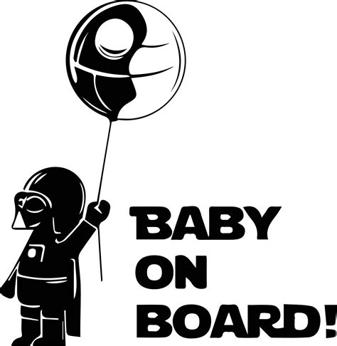 Baby On Board Svg Files Silhouettes Dxf Files Cutting Files