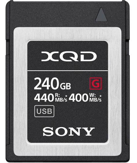 Buy your sony xqd card now. Sony XQD G Series 240GB F Memory Card | Camera House