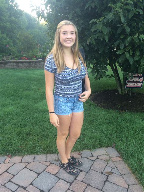 Abigail S First Day Of School Eighth Grade 9 3 14