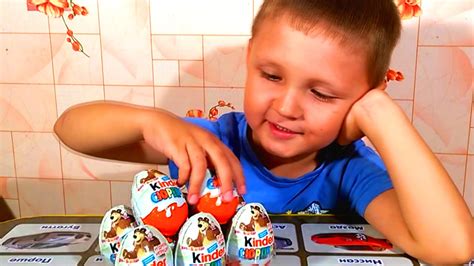 МАША И МЕДВЕДЬ НОВЫЕ СЕРИИ ОТКРЫВАЕМ КИНДЕР СЮРПРИЗ Masha And The Bear Kinder Surprise Eggs