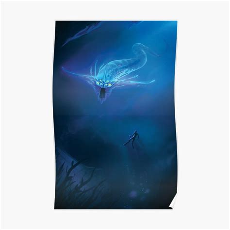Subnautica Ghost Leviathan Premium Matte Vertical Poster Starting At
