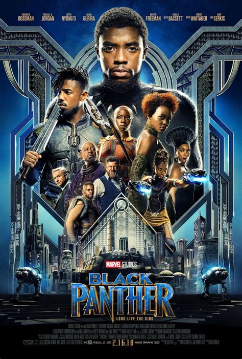 Black Panther 2018 Imdb Marvel Movie Posters Black Panther Movie
