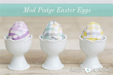 Make Your Own Mod Podge Easter Egg Craft