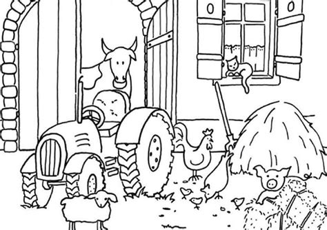 Traktor Ausmalbilder Tiere Bauernhof Kinder Trainieren Ihre Hot Sex