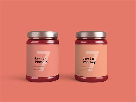 Download Jam jar mockup FREE SAMPLE on Behance