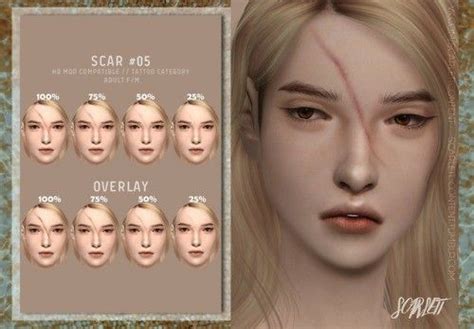 Pin On Sims 4 Scars