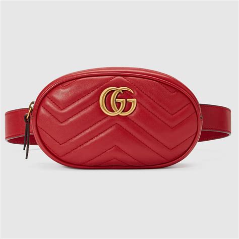 Gg Marmont Matelassé Leather Belt Bag Gucci Womens Handbags