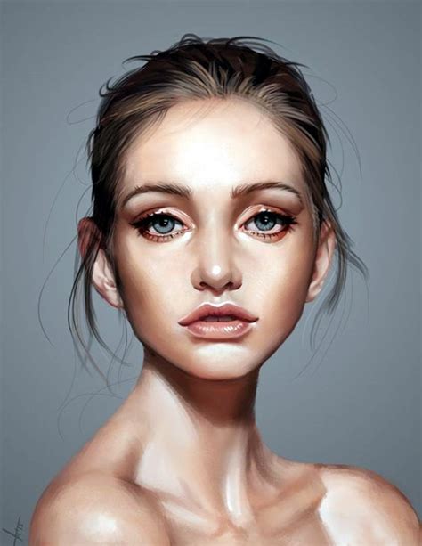 40 Spectacular Digital Painting Portraits Bored Art