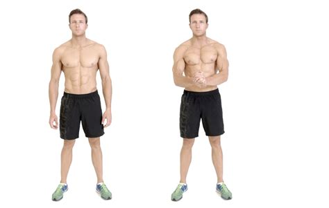 How To Do The Isometric Chest Squeeze Mens Health