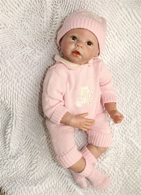 22 Inch 55cm Reborn Baby Silicone Lifelike Vinyl Dolls Reborn Baby Doll