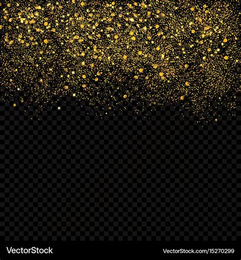 Gold Sparkles Confetti Glitter Abstract Royalty Free Vector