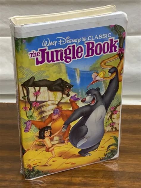 New Sealed Walt Disney Classics The Jungle Book Vhs Black Diamond