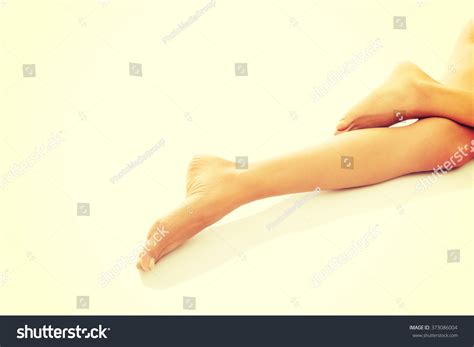 Womans Naked Crossed Legs Lying Stock Photo Shutterstock