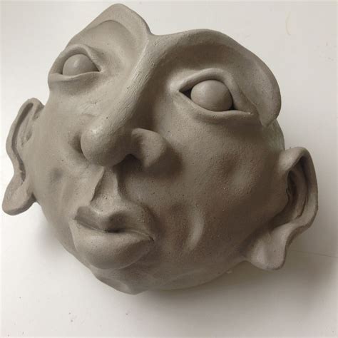 Ceramic Face In 2021 Ceramic Art Art Artisan Pottery