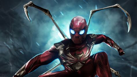 Download Iron Spider Comic Spider Man 4k Ultra Hd Wallpaper