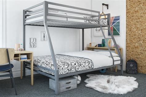 Slide beds | shop top selling bunk beds & lofts with slides! Mainstays Premium Twin over Full Metal Bunk Bed and ...