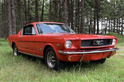 For Sale 1966 Ford Mustang Fastback Signal Flare Red K Code 289ci