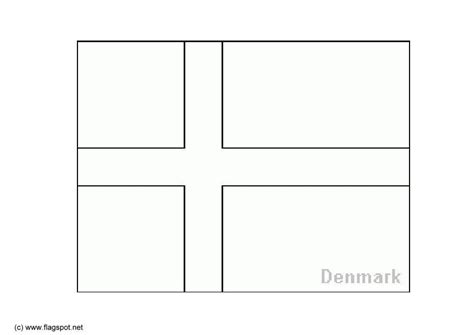 Coloring Page Flag Denmark Free Printable Coloring Pages Img 6141