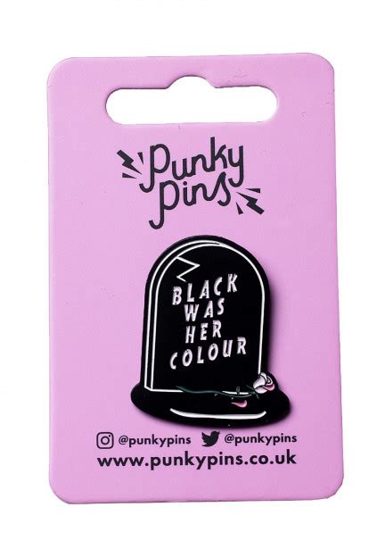 Punky Pins Black Was Her Colour Pin Impericon Uk