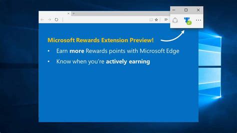 Windows 10 Edge Gets A Microsoft Rewards Extension On Msft