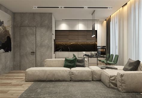 Modern Flat In Moscow On Behance