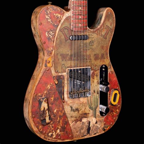 Fender Custom Shop Masterbuilt Greg Fessler Desert Telecaster Relic Artwork By Dave Newman