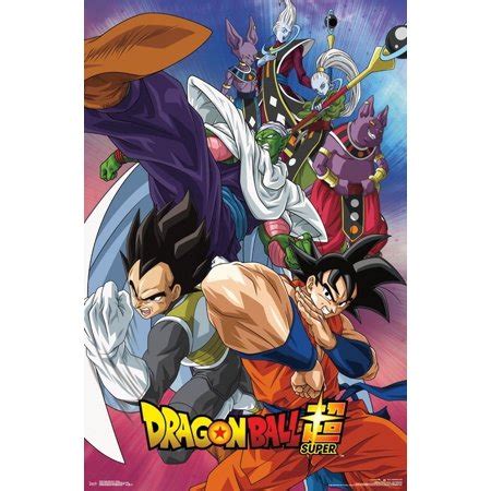 Dragon ball z 30th anniversary poster. Dragon Ball Super - Group Poster Print - Walmart.com