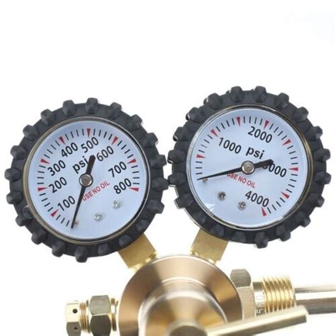 brass nitrogen regulator 800 psi delivery pressure cga580 inlet 60 1 5m hose ebay