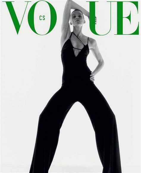 Elise Crombez On The Cover Of Vogue Czechoslovakia April 2021