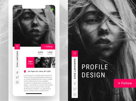 Profile Design For Social Media Uplabs