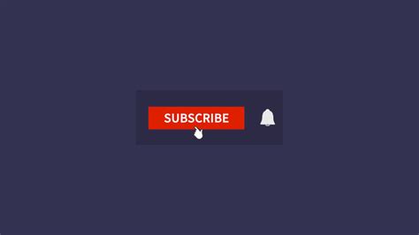 Animated Youtube Subscribe Button Template