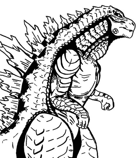 Godzilla Desenhos Para Colorir Images