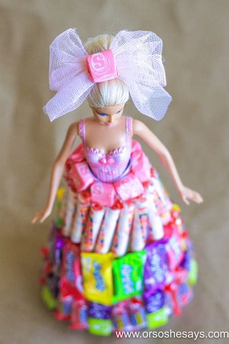 Diy Candy Doll Using Supplies In The Recycle Bin She Sierra