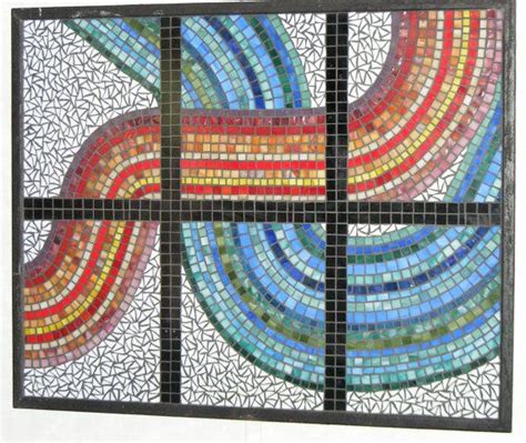 Mixed Media Stained Glass Mosaic Wall Art Mosaik Mosaikwand