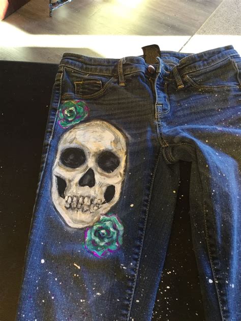 Custom Painted Jeans At Pinots Palette Lake St Louis Pinots Palette