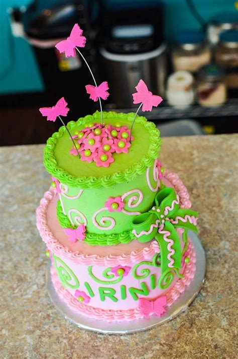Here are 26 30 first birthday cake and party ideas for your babies who are turning 1 year old (this post has been updated to reflect new ideas!). Girly Birthday Cake - CakeCentral.com