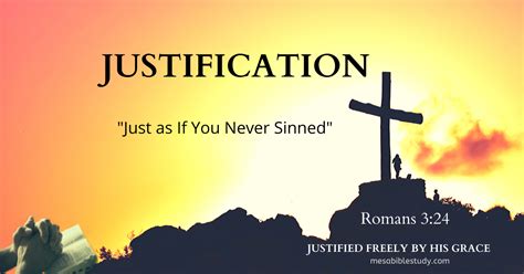 Biblical Explanation Of The Doctrine Of Justification ‘romans 324