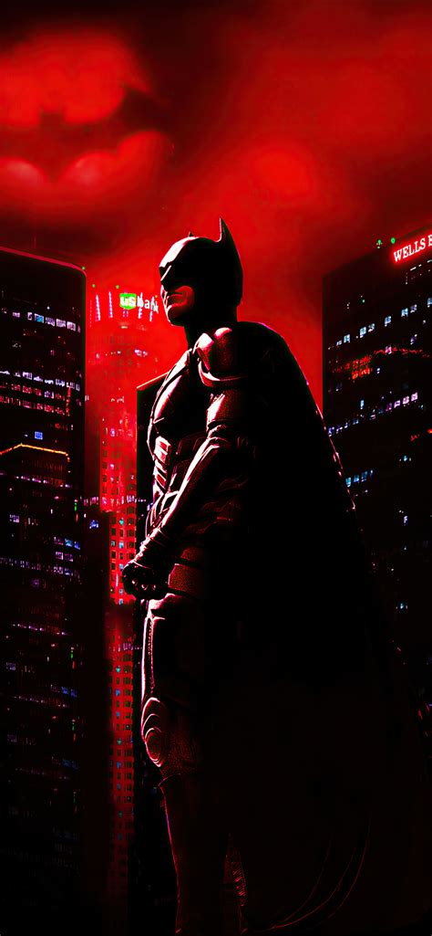 1242x2688 4k Batman Red Iphone Xs Max Hd 4k Wallpapers Images