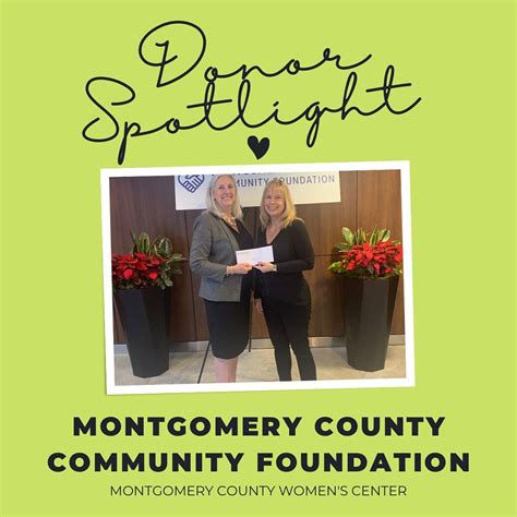 A Huge Thank You To Our Montgomery County Womens Center