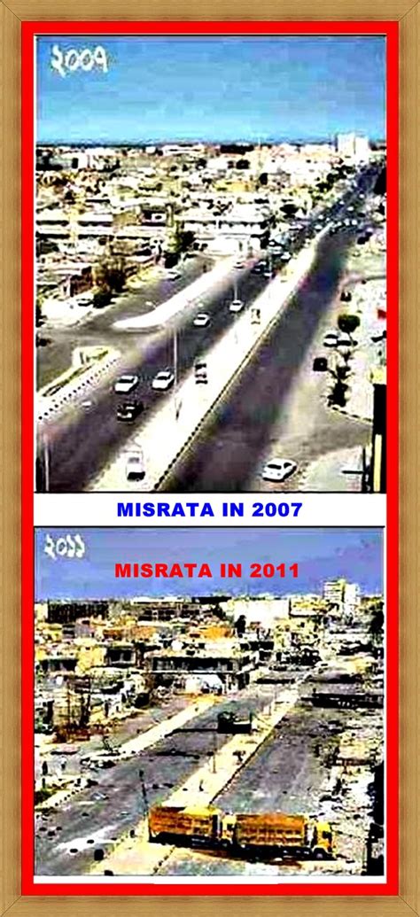 Libya Before And After