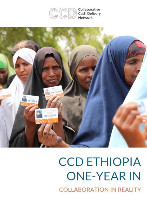 Echo Ccd Consortium In Ethiopia Digitizes Multi Purpose Cash Assistance