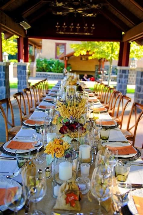A Fall Theme Can Still Be Colorful Wine Country Wedding Wedding Vow